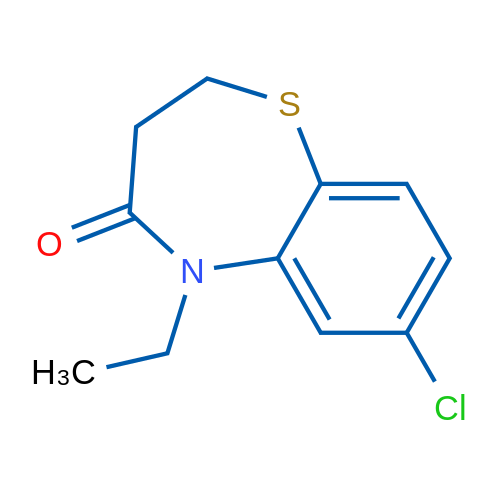 7-Chloro-5-ethyl-2,3,4,5-tetrahydro-1,5-benzothiazepin-4-one 1g