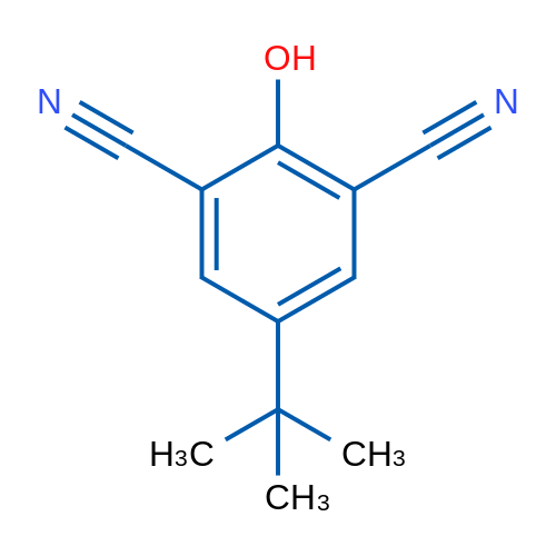 5-tert-Butyl-2-hydroxybenzene-1,3-dicarbonitrile 1g