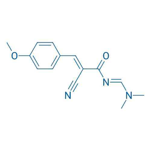 (2E)-2-Cyano-N-[(1E)-(dimethylamino)methylidene]-3-(4-methoxyphenyl)prop-2-enamide 1g