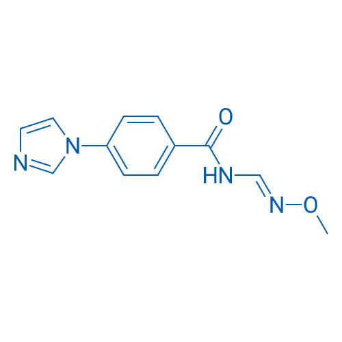 4-(1H-Imidazol-1-yl)-N-[(1E)-(methoxyimino)methyl]benzamide 1g