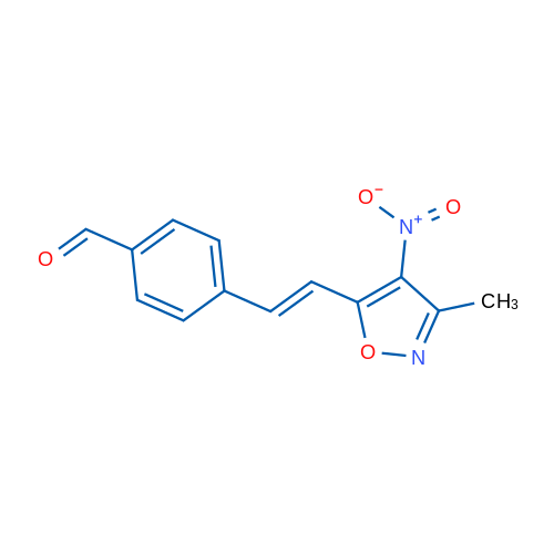 4-[(E)-2-(3-Methyl-4-nitro-1,2-oxazol-5-yl)ethenyl]benzaldehyde 5mg