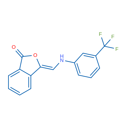 (3Z)-3-({[3-(trifluoromethyl)phenyl]amino}methylidene)-1,3-dihydro-2-benzofuran-1-one 1g