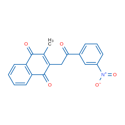 2-Methyl-3-[2-(3-nitrophenyl)-2-oxoethyl]-1,4-dihydronaphthalene-1,4-dione 1g