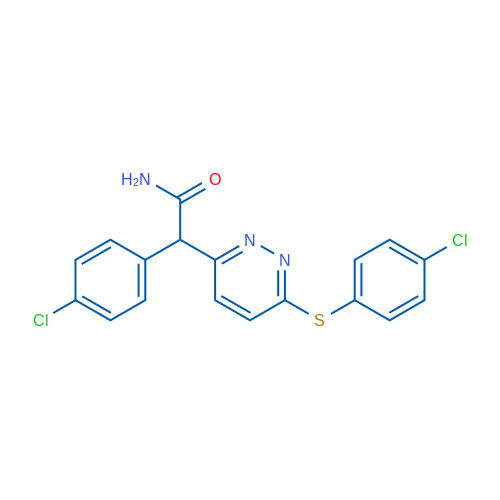 2-(4-Chlorophenyl)-2-{6-[(4-chlorophenyl)sulfanyl]pyridazin-3-yl}acetamide 1g