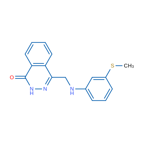 4-({[3-(methylsulfanyl)phenyl]amino}methyl)-1,2-dihydrophthalazin-1-one 1g