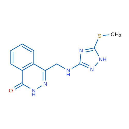 4-({[5-(methylsulfanyl)-1H-1,2,4-triazol-3-yl]amino}methyl)-1,2-dihydrophthalazin-1-one 1g
