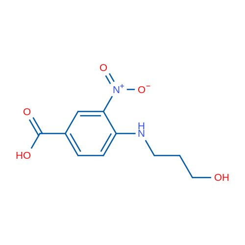 4-((3-Hydroxypropyl)amino)-3-nitrobenzoic acid 5g