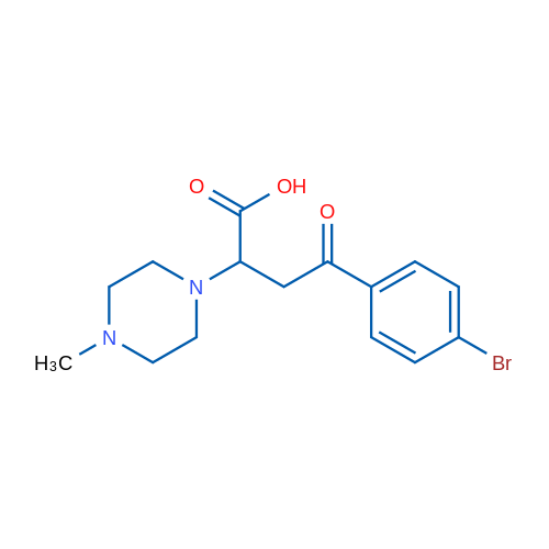 4-(4-Bromophenyl)-2-(4-methylpiperazin-1-yl)-4-oxobutanoic acid 1g