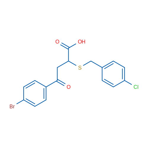 4-(4-Bromophenyl)-2-{[(4-chlorophenyl)methyl]sulfanyl}-4-oxobutanoic acid 1g