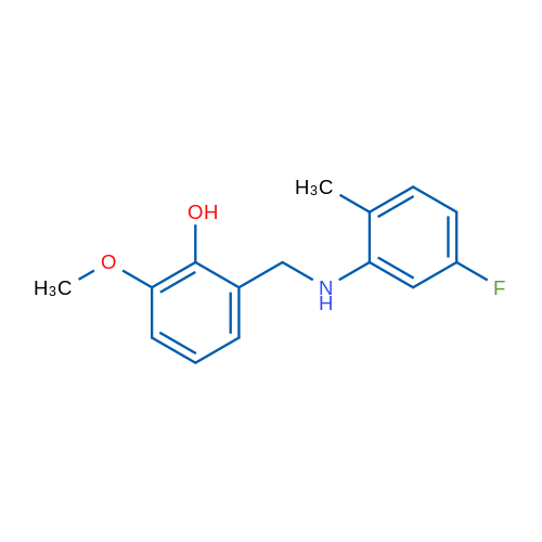 2-{[(5-fluoro-2-methylphenyl)amino]methyl}-6-methoxyphenol 1g