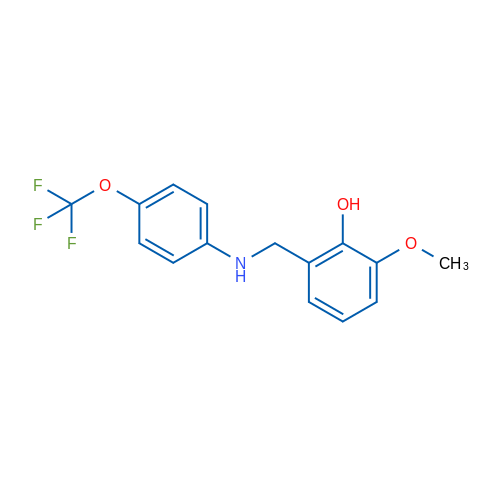 2-Methoxy-6-({[4-(trifluoromethoxy)phenyl]amino}methyl)phenol 1g