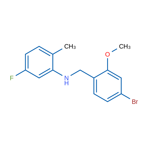 N-[(4-Bromo-2-methoxyphenyl)methyl]-5-fluoro-2-methylaniline 1g
