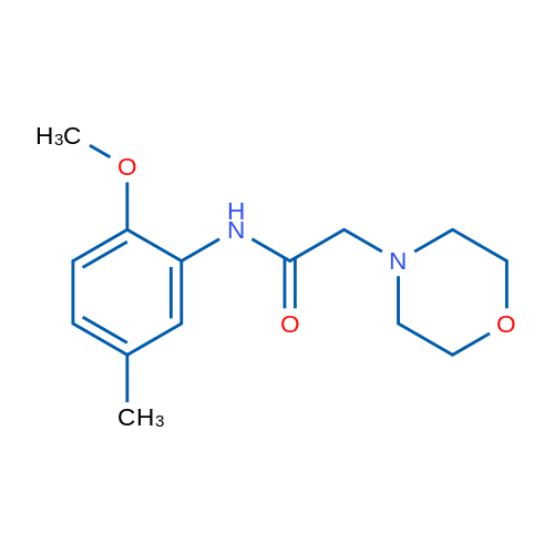 N-(2-Methoxy-5-methylphenyl)-2-(morpholin-4-yl)acetamide 1g