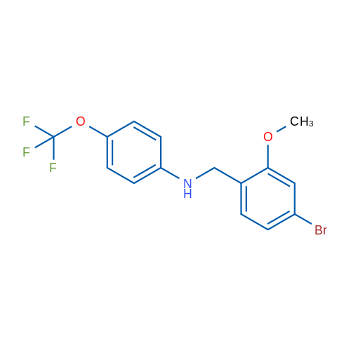 N-[(4-Bromo-2-methoxyphenyl)methyl]-4-(trifluoromethoxy)aniline 1g
