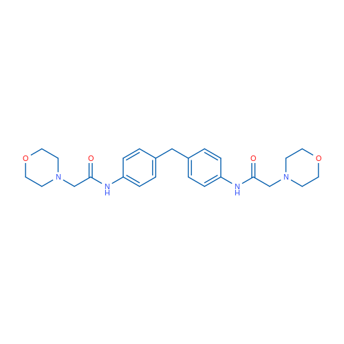 2-(Morpholin-4-yl)-N-[4-({4-[2-(morpholin-4-yl)acetamido]phenyl}methyl)phenyl]acetamide 1g