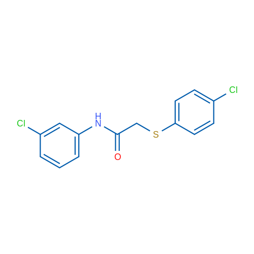 N-(3-Chlorophenyl)-2-[(4-chlorophenyl)sulfanyl]acetamide 1g