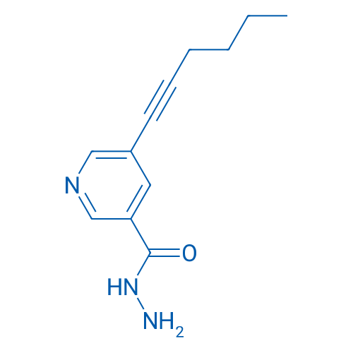 5-(Hex-1-yn-1-yl)nicotinohydrazide 5g