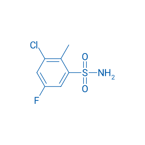 3-Chloro-5-fluoro-2-methylbenzenesulfonamide 1g