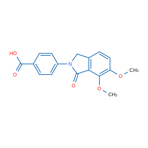 4-(6,7-Dimethoxy-1-oxoisoindolin-2-yl)benzoic acid 1g