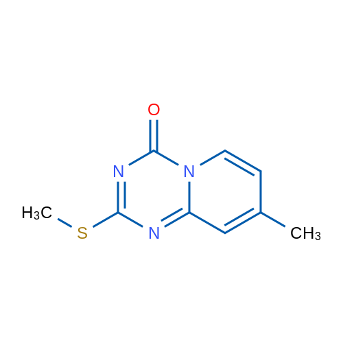 8-Methyl-2-(methylsulfanyl)-4H-pyrido[1,2-a][1,3,5]triazin-4-one 1g
