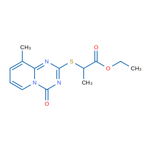 Ethyl 2-({9-methyl-4-oxo-4H-pyrido[1,2-a][1,3,5]triazin-2-yl}sulfanyl)propanoate 1g