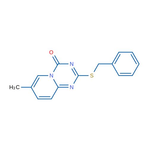 2-(Benzylsulfanyl)-7-methyl-4H-pyrido[1,2-a][1,3,5]triazin-4-one 1g