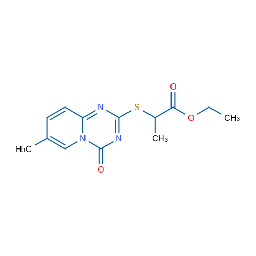 Ethyl 2-({7-methyl-4-oxo-4H-pyrido[1,2-a][1,3,5]triazin-2-yl}sulfanyl)propanoate 1g