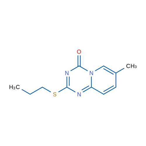 7-Methyl-2-(propylsulfanyl)-4H-pyrido[1,2-a][1,3,5]triazin-4-one 1g