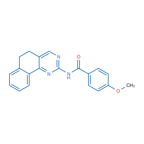 N-{5H,6H-benzo[h]quinazolin-2-yl}-4-methoxybenzamide 1g
