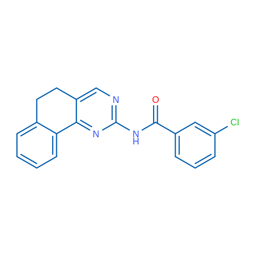 N-{5H,6H-benzo[h]quinazolin-2-yl}-3-chlorobenzamide 1g