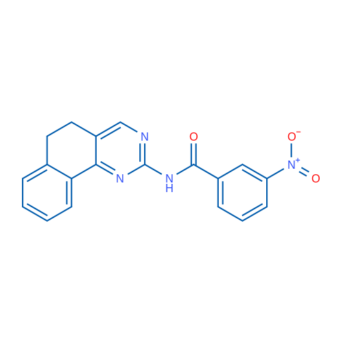 N-{5H,6H-benzo[h]quinazolin-2-yl}-3-nitrobenzamide 1g
