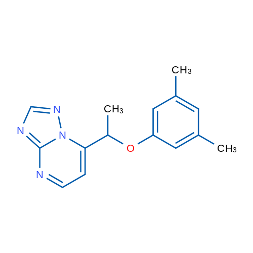 7-[1-(3,5-Dimethylphenoxy)ethyl]-[1,2,4]triazolo[1,5-a]pyrimidine 1g