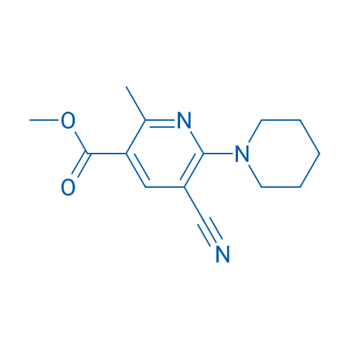 Methyl 5-cyano-2-methyl-6-(piperidin-1-yl)pyridine-3-carboxylate 1g