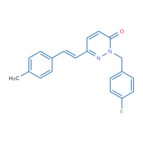 2-[(4-Fluorophenyl)methyl]-6-[(E)-2-(4-methylphenyl)ethenyl]-2,3-dihydropyridazin-3-one 10mg