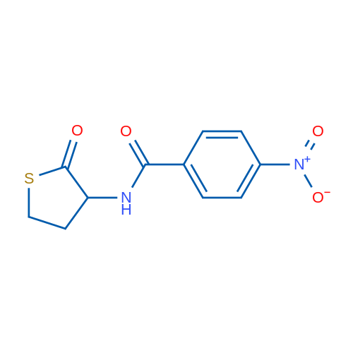 4-Nitro-N-(2-oxothiolan-3-yl)benzamide 1g