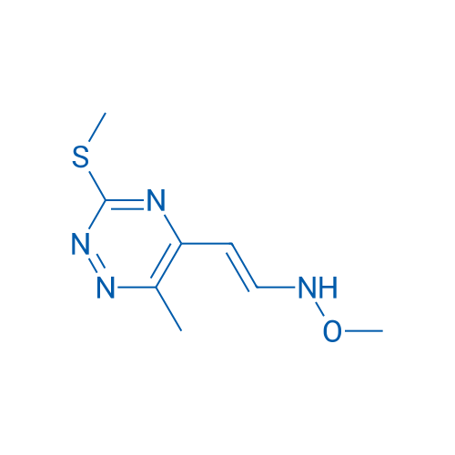 Methoxy[(E)-2-[6-methyl-3-(methylsulfanyl)-1,2,4-triazin-5-yl]ethenyl]amine 1g