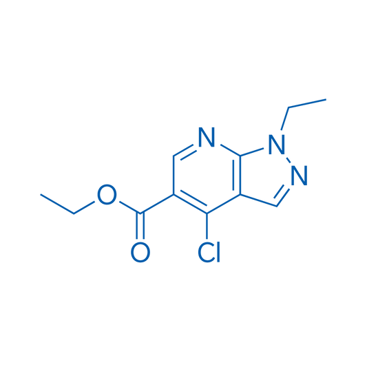 Ethyl 4-chloro-1-ethyl-1H-pyrazolo[3,4-b]pyridine-5-carboxylate 1g