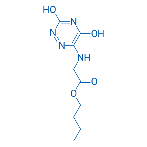 Butyl 2-((3,5-dihydroxy-1,2,4-triazin-6-yl)amino)acetate 1g