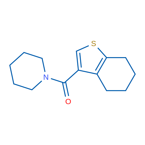 Piperidin-1-yl(4,5,6,7-tetrahydrobenzo[b]thiophen-3-yl)methanone 1g