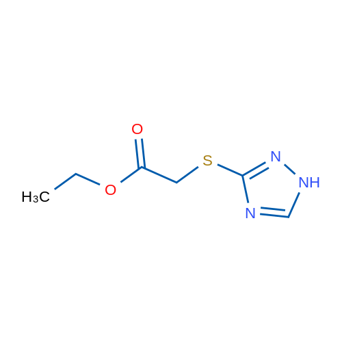 Ethyl 2-(1H-1,2,4-triazol-3-ylsulfanyl)acetate 1g