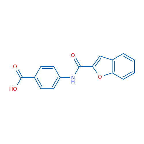 4-(Benzofuran-2-carboxamido)benzoic acid 1g