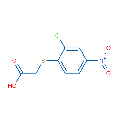 2-((2-Chloro-4-nitrophenyl)thio)acetic acid 5g