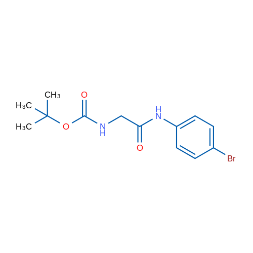 tert-Butyl N-{[(4-bromophenyl)carbamoyl]methyl}carbamate 1g