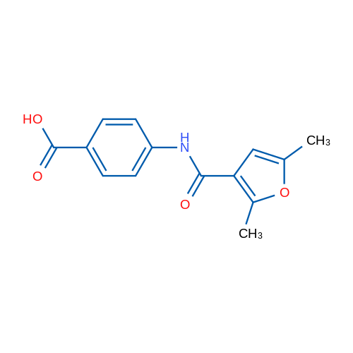 4-(2,5-Dimethylfuran-3-carboxamido)benzoic acid 1g