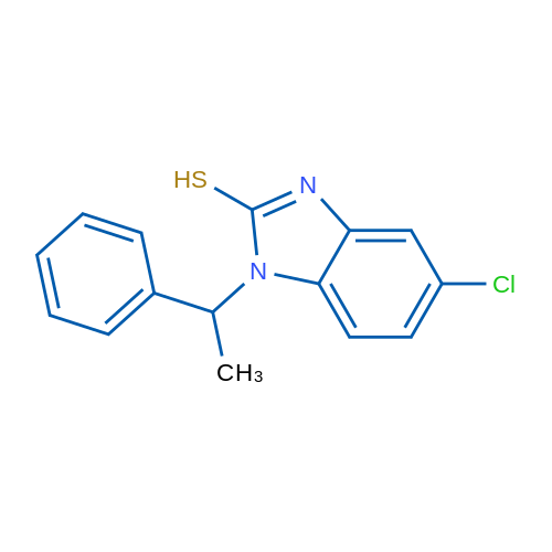 5-Chloro-1-(1-phenylethyl)-1H-benzo[d]imidazole-2-thiol 1g