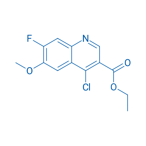 EThyl 4-chloro-7-fluoro-6-methoxyquinoline-3-carboxylate 250mg