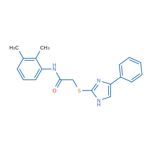 N-(2,3-Dimethylphenyl)-2-((4-phenyl-1H-imidazol-2-yl)thio)acetamide 1g