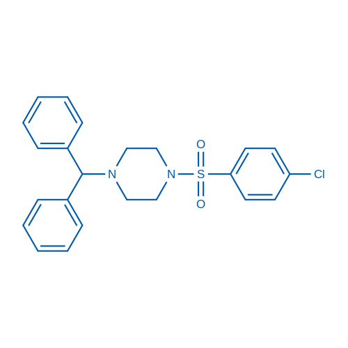 1-(4-Chlorobenzenesulfonyl)-4-(diphenylmethyl)piperazine 10mg