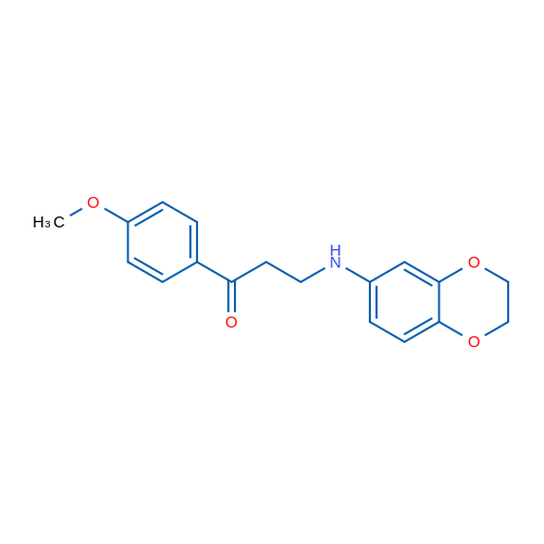 3-((2,3-Dihydrobenzo[b][1,4]dioxin-6-yl)amino)-1-(4-methoxyphenyl)propan-1-one 1g