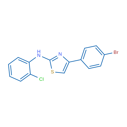 4-(4-Bromophenyl)-N-(2-chlorophenyl)-1,3-thiazol-2-amine 1g